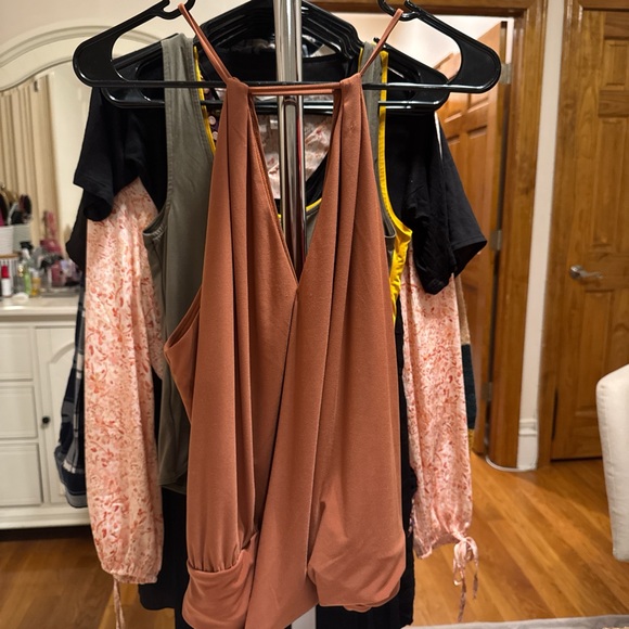 Rust Halter Top - Picture 3 of 3